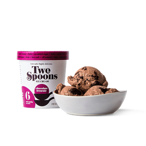 Fudgy Brownie <br> Keto Ice Cream - Two Spoons Creamery