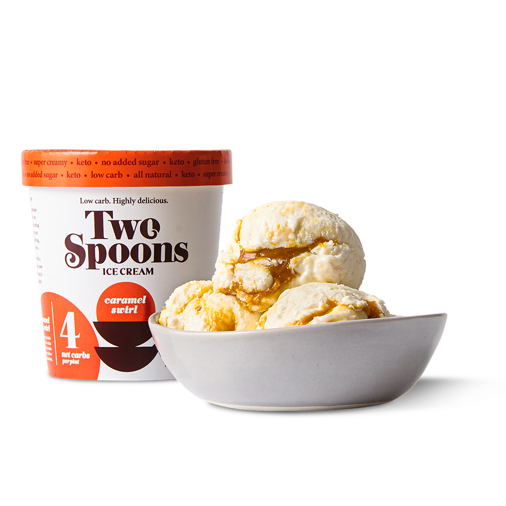Caramel Swirl <br> Keto Ice Cream - Two Spoons Creamery