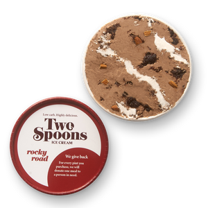 Rocky Road <br> Keto Ice Cream - Two Spoons Creamery