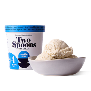 Vanilla Bean <br> Keto Ice Cream - Two Spoons Creamery